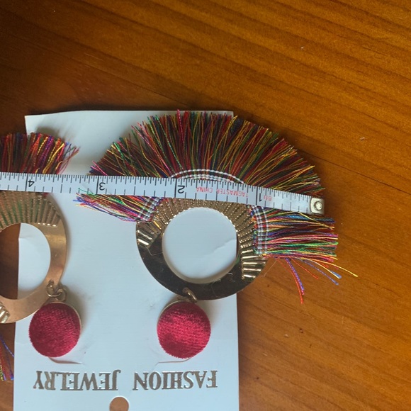 Pierced Hoop Earrings - Picture 6 of 8